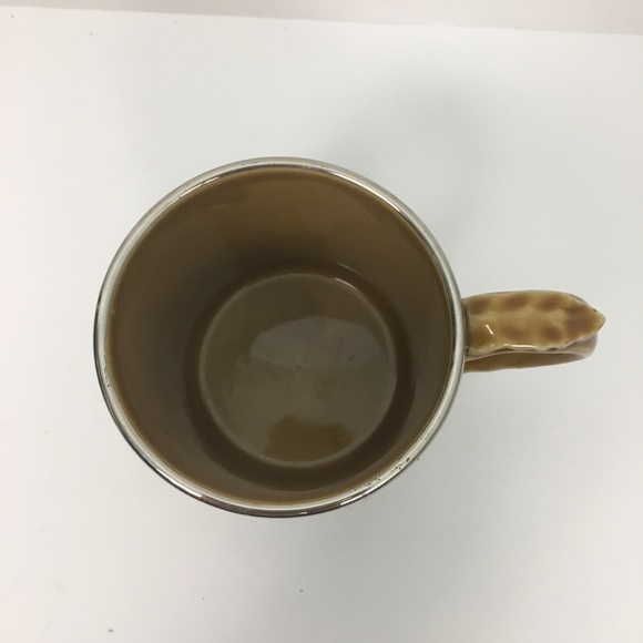 Wade Ireland Big Ben Tankard Mug Gloss Tan Silver Rimmed Leaf Handle London 1980 - Picture 6 of 12